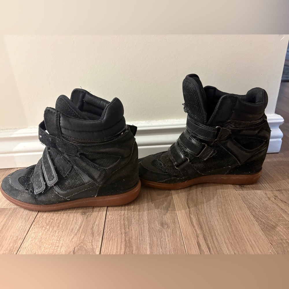 Aldo Black Sneaker Wedge Boot